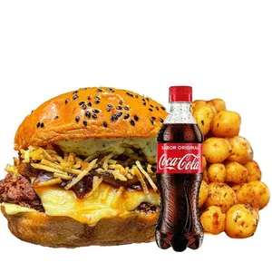 COMBO MONSTERGHETTO + PAPAS + BEBIDA250ML