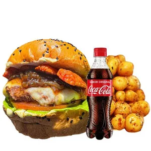 COMBO BURGERMONSTER + PAPAS + BEBIDA250 ML